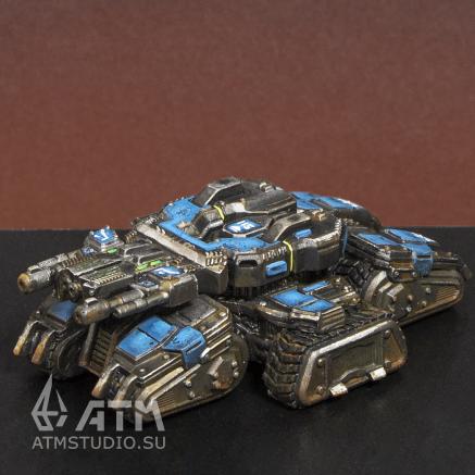 Siege tank from StarCraft paint